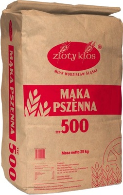 Mąka Pszenna Wrocławska Typ 500 25 kg