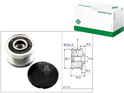 КОЛЕСО ШКИВ ГЕНЕРАТОРА MERCEDES W168 W168 W245 CD