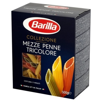 Barilla Makaron Mezze Penne Tricolore 500g