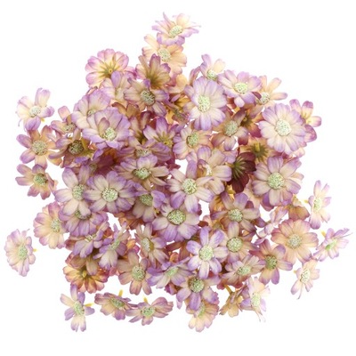 100 szt. 4,5 cm DIY jedwabne kwiaty stokrotki