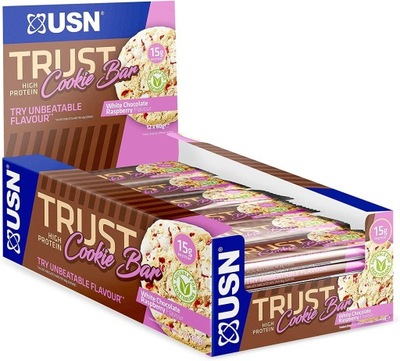 USN Trust Cookie Bar baton Double Choco 12 sztuk