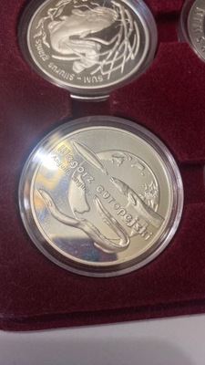 Srebrna moneta kolekcjonerska- węgorz europejski20 zł