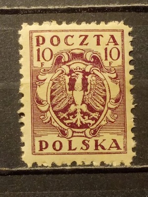 POLSKA Fi 87 ** 1919 wydanie markowe