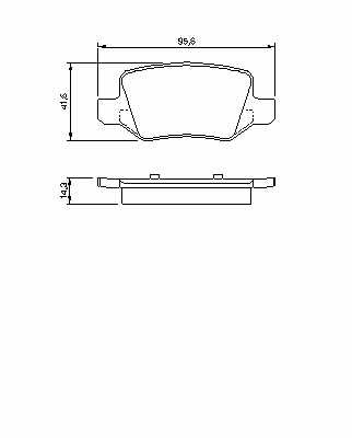 ZAPATAS HAMULC. MERCEDES W169 A-KLASA 04- PARTE TRASERA  