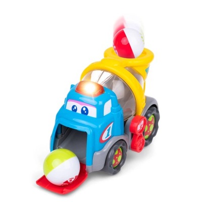Piłeczkowy Benio betoniarka, Zabawki interaktywne śpiewający pojazd, Dumel