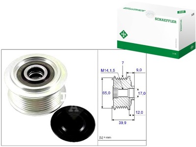 INA535 0229 10 КОЛЕСО ШКИВ ГЕНЕРАТОРА HONDA 2,2I- 535022910 535 0229 10