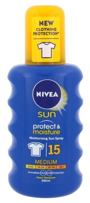 Nivea Sun Protect Moisture SPF15 Preparat do opalania ciała 200ml (U) (P2)