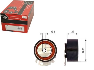 Gates ролик натяжителя fiat albea 1.6 16v 178_ фото №1