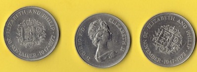 Wielka Brytania 25 Pence 1972 r.