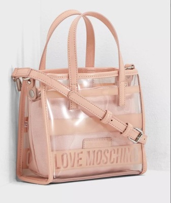 LOVE MOSCHINO TOREBKA SHOPPERKA DAMSKA RÓŻ 1PJG