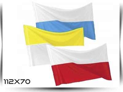Zestaw 3 flag maryjna,papieska,polska 112x70