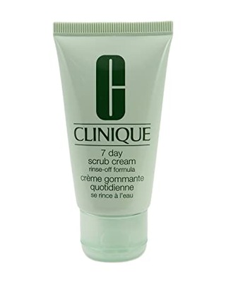 CLINIQUE 7 day scrub cream rinse off super peeling