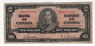 Kanada 2 dolary 1937