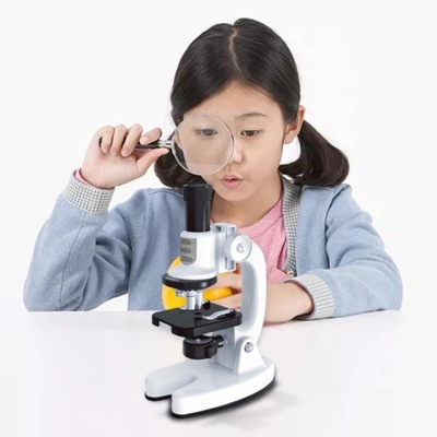 Zestaw zabawek dla studentów mikroskop pomoce