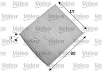 VALEO FILTRO DE CABINA FIAT PANDA 03-/500 07-  