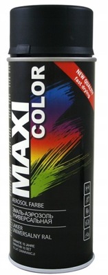 MAXI COLOR RAL 9005 МАТОВАЯ FARBA ЦВЕТ SPRAY 400ML фото