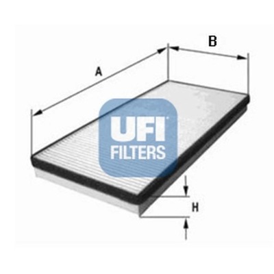 FILTR, VENTILACIÓN PRZESTRZENI PASAZERSKIEJ UFI 53.065.00  