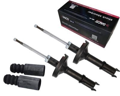 Daco 2x амортизаторы + защита i отбойники renault twingo ii перед фото №1