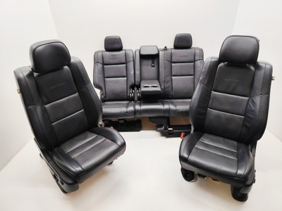 Jeep grand cherokee wk2 summit сиденья заднее сиденье мониторы кожа фото №1