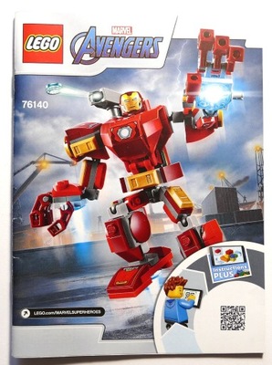 LEGO INSTRUKCJA SUPER HEROES 76140 Mech Iron Mana