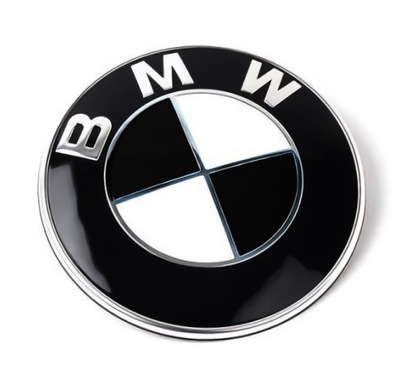 EMBLEM SIGN LOGO BMW ON HOOD E87 E81 E46 E60 E61 E90 E91 E36 X1 X3 X5  