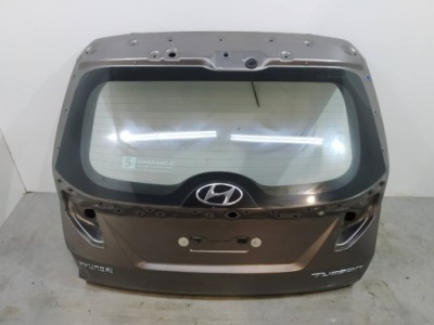 Крышка багажника задний стекло b6s повреждённая hyundai tucson iv 2020- фото №1