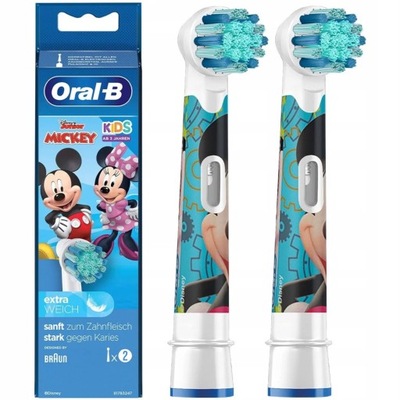 Końcówki do Szczoteczki Oral-B Dla Dzieci Miki x2