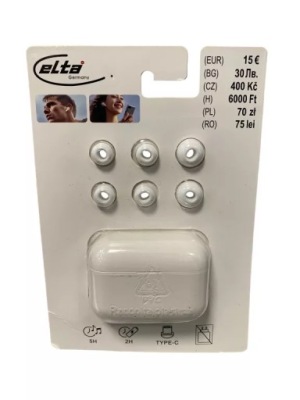 SŁUCHAWKI ELTA BIAŁE