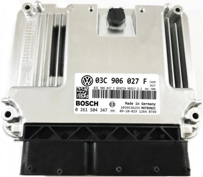 КОМПЬЮТЕР ECU VW 03C906027F 0261S04347 DOPISZĘ