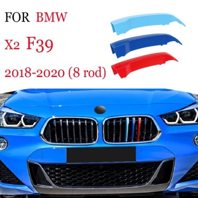 3PCS Car Grille Strip Trim For BMW X1 X2 X3 X4 X5 X6 X7 Z4 E84 F48 F~53066 фото