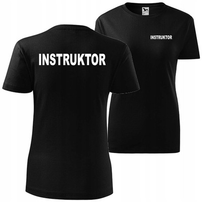 KOSZULKA Z NADRUKIEM INSTRUKTOR RATOWNIK T-SHIRT