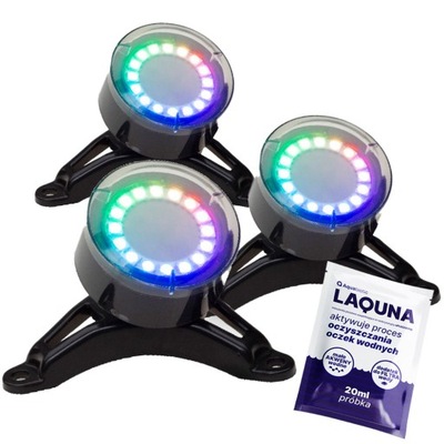 AQUAEL WATERLIGHT TRIO COLOUR Oświetlenie LED do oczka wodnego 3 kolory