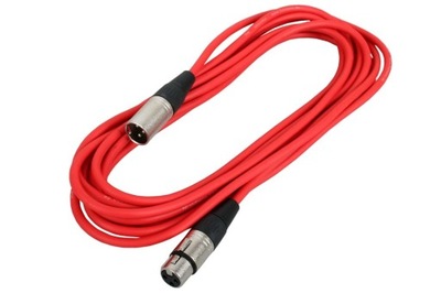 SM6RD kabel mikrofonowy 6m czerwony