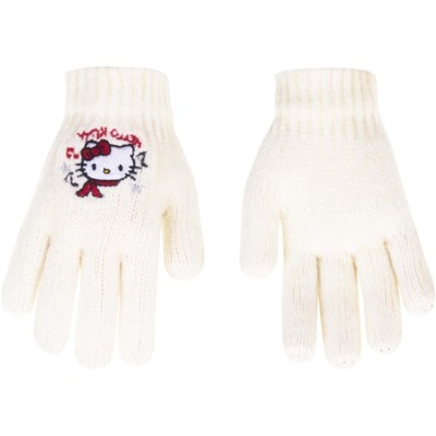 Rękawiczki dziecięce Hello Kitty białe