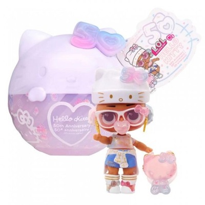 L.O.L. SURPRISE Laleczka Crystal Cutie w kuli Loves Hello Kitty 503835