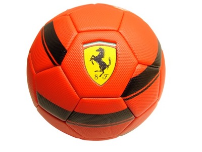 Nowa Kolekcjonerska oryginalna Piłka Nożna Ferrari rozmiar 5 czerwona