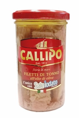 Callipo Filety z Tuńczyka w Oliwie z Oliwek 250g