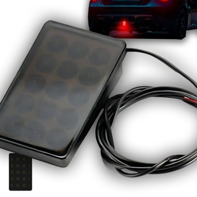 Led свет стоп-сигнал f1 do диффузор автомобильный третий свет стоп 12v фото №1