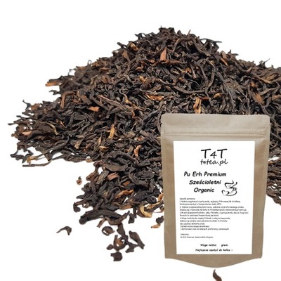 Pu Erh Premium Sześcioletni Organic - odkryj magię długiego dojrzewania 50g