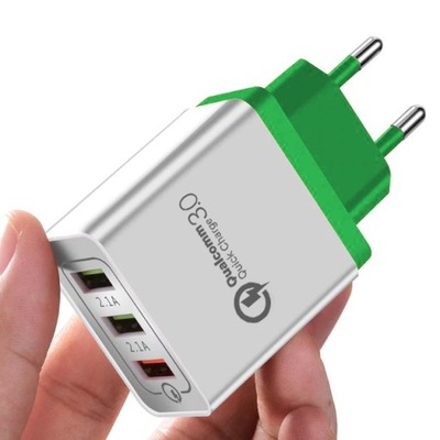 SZYBKA ŁADOWARKA SIECIOWA USB QUICK CHARGE 3.0