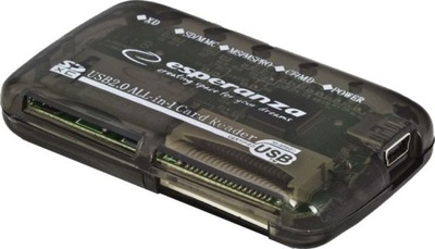 Czytnik Esperanza EA117 USB 2.0 (E5905784768618)