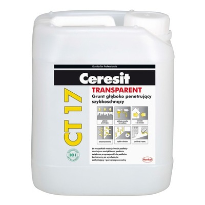 CERESIT GRUNT CT17 10L TRANSPARENT