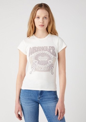 Wrangler Shrunken Band Tee - Worn White