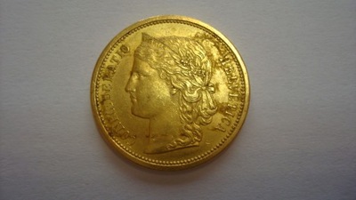 Moneta Szwajcaria, 20 franków 1883 stan 1-