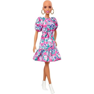 BARBIE STYLOWY FASHIONISTAS LALKA BEZ WŁOSÓW GHW64