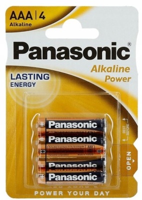 Bateria alkaliczna Panasonic AAA (R3) 4 szt.