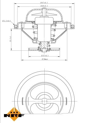 TERMOSTATO SISTEMAS DE REFRIGERACIÓN EASY FIT 725096  