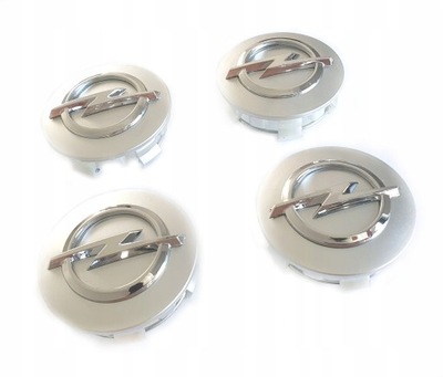 OPEL 4 PCS. CUP NUTS KAPSLE DEKLE FOR ALUFELG 54MM/46M  