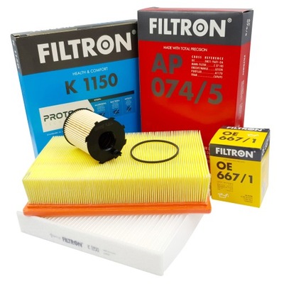 JUEGO DE FILTROS FILTRON FORD FOCUS MK2 1.6TDCI  