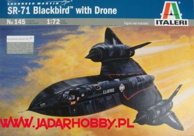 Italeri 0145 1/72 SR-71 Blackbird with Drone
